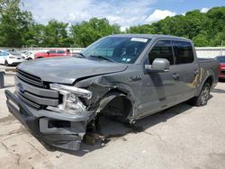 Ford salvage cars for sale: 2018 Ford F150 Supercrew