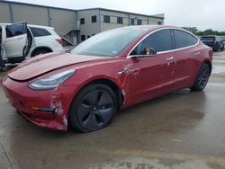 Salvage cars for sale from Copart Wilmer, TX: 2018 Tesla Model 3