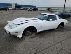 Chevrolet Corvette salvage cars for sale: 1979 Chevrolet Corvette