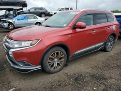Salvage cars for sale at East Granby, CT auction: 2017 Mitsubishi Outlander GT