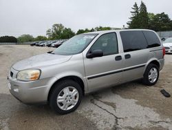 Salvage cars for sale at Franklin, WI auction: 2006 Chevrolet Uplander LS