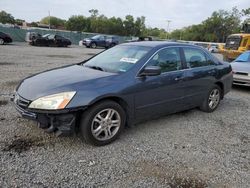 Honda salvage cars for sale: 2006 Honda Accord EX