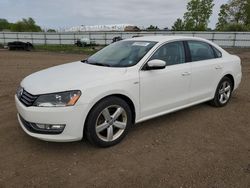 Salvage cars for sale at Columbia Station, OH auction: 2015 Volkswagen Passat S