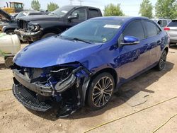 Salvage cars for sale at Elgin, IL auction: 2015 Toyota Corolla L