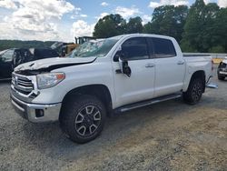 Salvage cars for sale at Concord, NC auction: 2017 Toyota Tundra Crewmax 1794