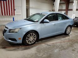 Salvage cars for sale at Leroy, NY auction: 2012 Chevrolet Cruze ECO