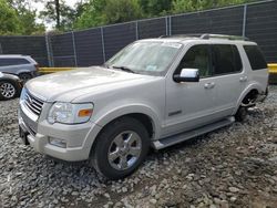 Salvage cars for sale at Waldorf, MD auction: 2006 Ford Explorer Limited