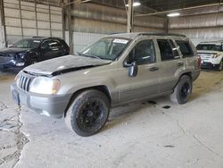 Salvage SUVs for sale at auction: 2002 Jeep Grand Cherokee Sport