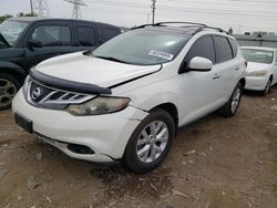 Salvage cars for sale at Elgin, IL auction: 2012 Nissan Murano S