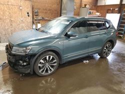 Salvage cars for sale at Ebensburg, PA auction: 2021 Volkswagen Tiguan SEL Premium R-Line