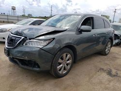 Salvage cars for sale at Chicago Heights, IL auction: 2014 Acura MDX Advance