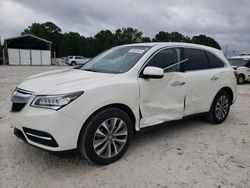 Salvage cars for sale from Copart Loganville, GA: 2016 Acura MDX Technology