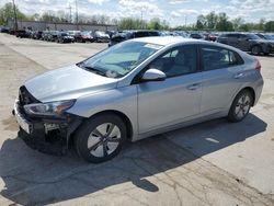 Salvage cars for sale at Fort Wayne, IN auction: 2022 Hyundai Ioniq Blue