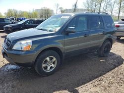 Salvage cars for sale at Central Square, NY auction: 2004 Honda Pilot EX