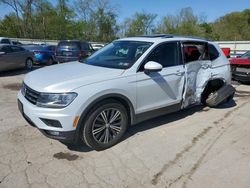 Salvage cars for sale from Copart Ellwood City, PA: 2018 Volkswagen Tiguan SE