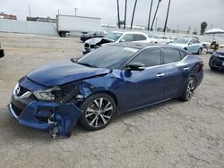 Salvage cars for sale at Van Nuys, CA auction: 2017 Nissan Maxima 3.5S