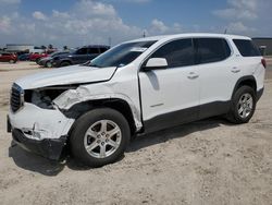 Salvage cars for sale at Houston, TX auction: 2018 GMC Acadia SLE