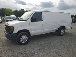 Salvage trucks for sale at Brookhaven, NY auction: 2014 Ford Econoline E350 Super Duty Van