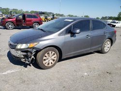 Honda salvage cars for sale: 2012 Honda Civic LX