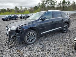 Salvage cars for sale at Windham, ME auction: 2017 Audi Q7 Prestige