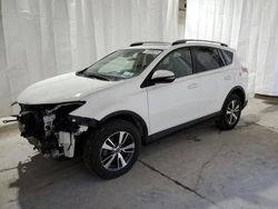 Salvage cars for sale at Leroy, NY auction: 2017 Toyota Rav4 XLE