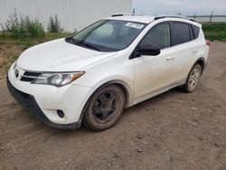 Salvage cars for sale at Portland, MI auction: 2015 Toyota Rav4 LE