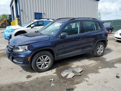 Salvage cars for sale at Duryea, PA auction: 2015 Volkswagen Tiguan S