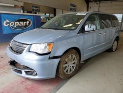 Salvage cars for sale from Copart Angola, NY: 2016 Chrysler Town & Country Touring