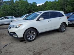 Salvage cars for sale at Austell, GA auction: 2011 Acura MDX Advance