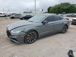 Salvage cars for sale at Oklahoma City, OK auction: 2020 Hyundai Sonata SEL Plus