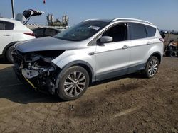 Ford Escape Titanium salvage cars for sale: 2017 Ford Escape Titanium