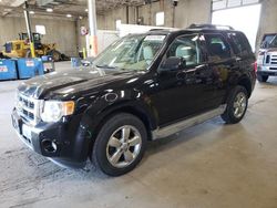 Salvage cars for sale at Blaine, MN auction: 2010 Ford Escape Limited