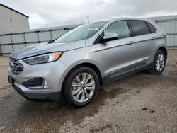 Salvage cars for sale at Amarillo, TX auction: 2022 Ford Edge Titanium