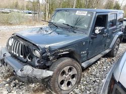 Salvage cars for sale from Copart Candia, NH: 2018 Jeep Wrangler Unlimited Sahara