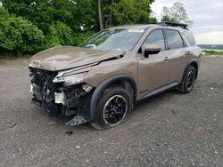Salvage cars for sale at Marlboro, NY auction: 2023 Nissan Pathfinder SV
