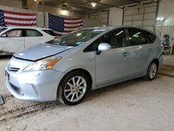 Salvage cars for sale from Copart Columbia, MO: 2013 Toyota Prius V