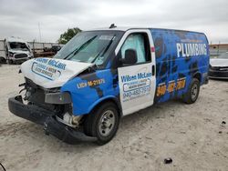 Salvage trucks for sale at Haslet, TX auction: 2018 Chevrolet Express G2500