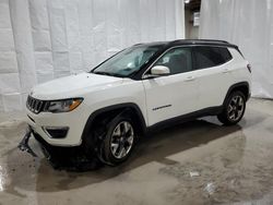 Salvage cars for sale from Copart Leroy, NY: 2019 Jeep Compass Limited