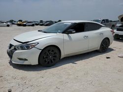 Salvage cars for sale from Copart San Antonio, TX: 2017 Nissan Maxima 3.5S