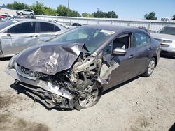 Salvage cars for sale from Copart Sacramento, CA: 2014 Honda Civic LX