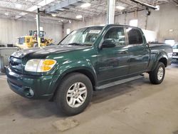 Salvage cars for sale from Copart Blaine, MN: 2004 Toyota Tundra Double Cab Limited