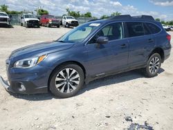 Salvage cars for sale at auction: 2017 Subaru Outback 3.6R Limited