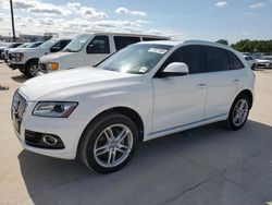 Salvage cars for sale at Grand Prairie, TX auction: 2015 Audi Q5 Premium Plus