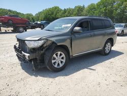 Salvage cars for sale at North Billerica, MA auction: 2012 Toyota Highlander Base