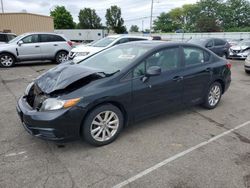 Vehiculos salvage en venta de Copart Moraine, OH: 2012 Honda Civic EX