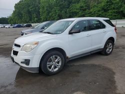 Salvage cars for sale from Copart Glassboro, NJ: 2011 Chevrolet Equinox LS