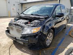 Salvage cars for sale at Pekin, IL auction: 2016 Honda Odyssey EXL