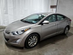 Salvage cars for sale from Copart Leroy, NY: 2016 Hyundai Elantra SE
