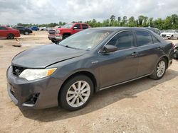 Salvage cars for sale from Copart Houston, TX: 2012 Toyota Camry Hybrid