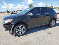 Salvage cars for sale at Miami, FL auction: 2012 Ford Edge Limited